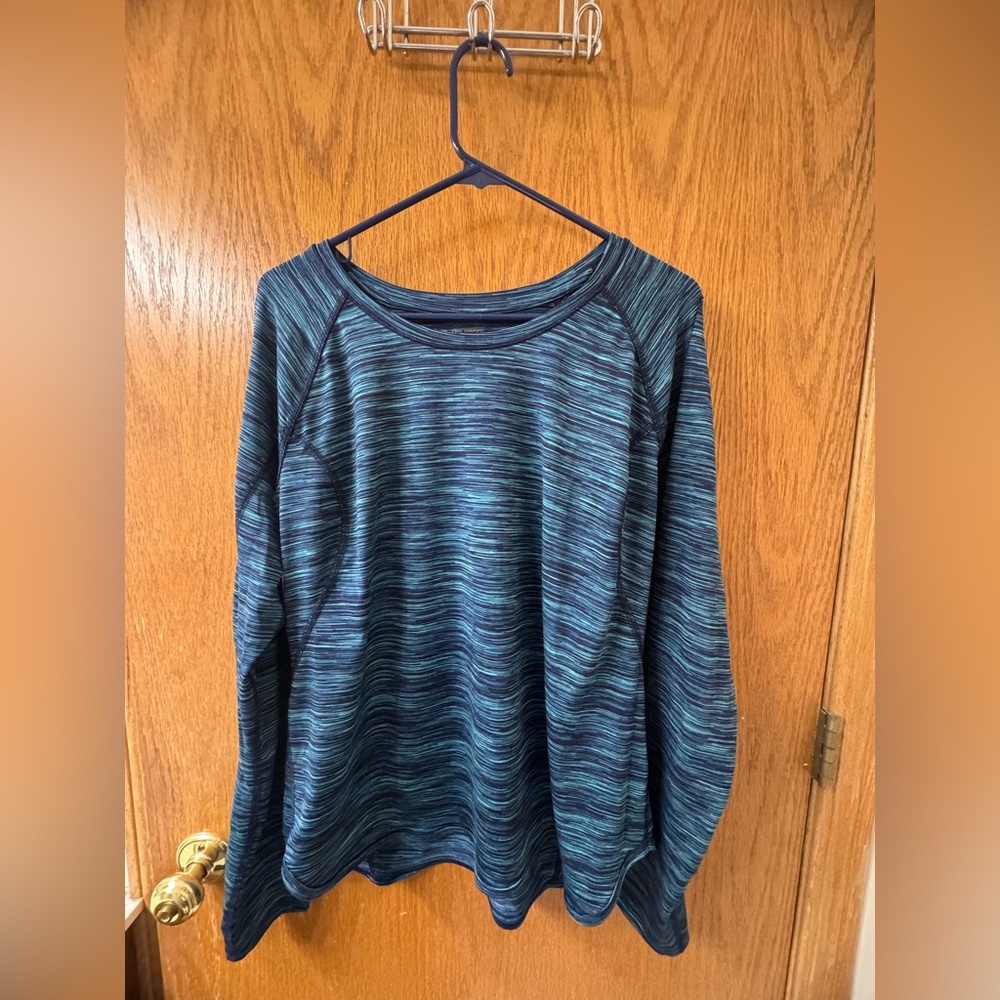 Tek Gear Blue Long Sleeve Top